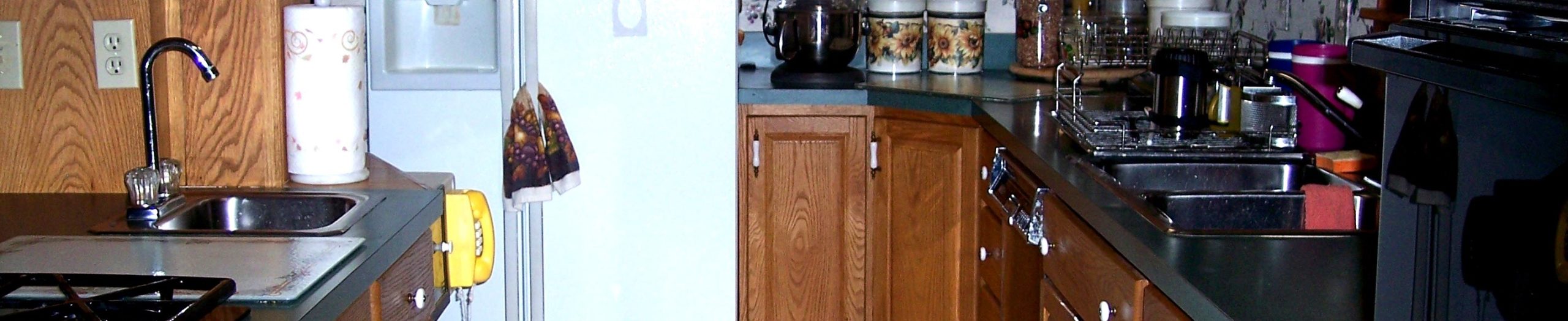 KITCHEN VIEWED FROM DINING ROOM